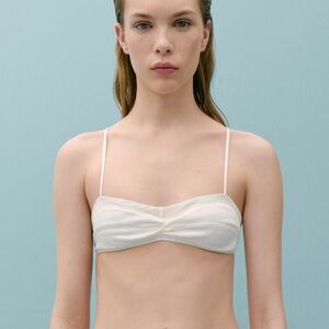 Mango limited edition bra top with decorative stitching